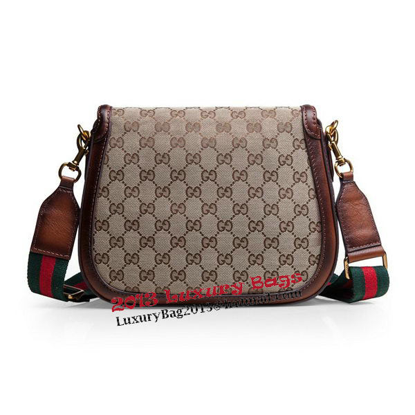 Gucci Lady Web Original GG Canvas Shoulder Bags 383848 Brown
