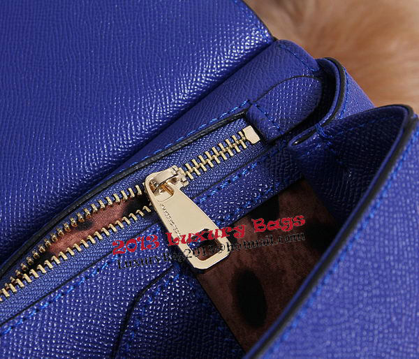 Dolce & Gabbana SICILY Calfskin Tote Bag BB4136 Royal