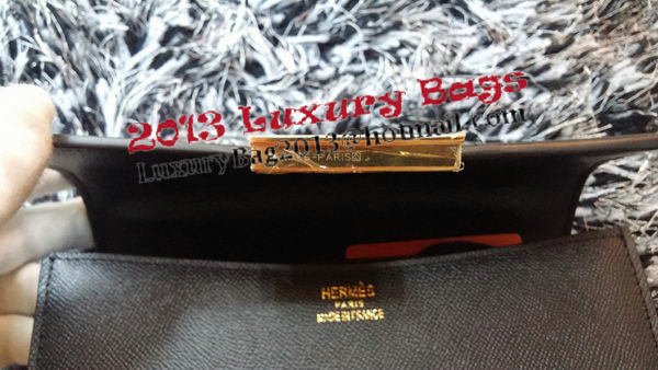 Hermes Constance Bag Litchi Leather H9998 Black