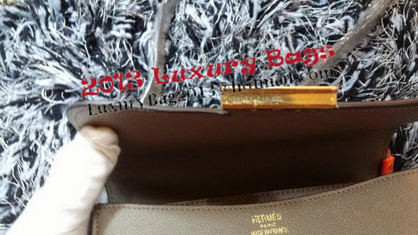 Hermes Constance Bag Litchi Leather H9998 Grey