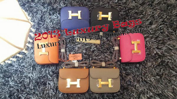 Hermes Constance Bag Litchi Leather H9999L Grey