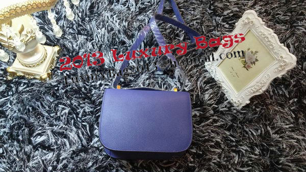Hermes Constance Bag Litchi Leather H9999L Royal
