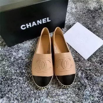 Chanel Leather Espadrilles CH1253LRF Apricot