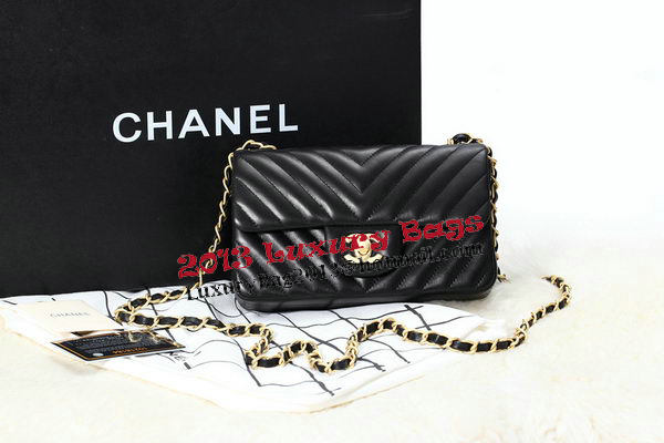 Chanel mini Classic Flap Bag Original Sheepskin CHA1116 Gold