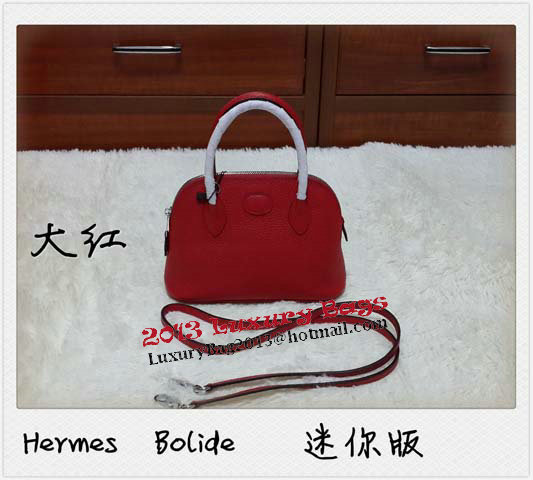 Hermes Bolide 21CM Calfskin Leather Tote Bag HB21C