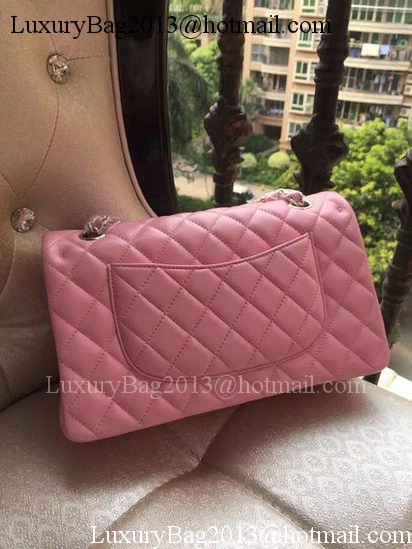 Chanel 2.55 Series Flap Bag Pink Original Leather A01112 Silver