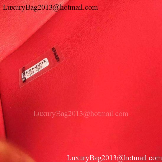 Chanel Classic mini Flap Bag Chevron Sheepskin Leather A68748 Red