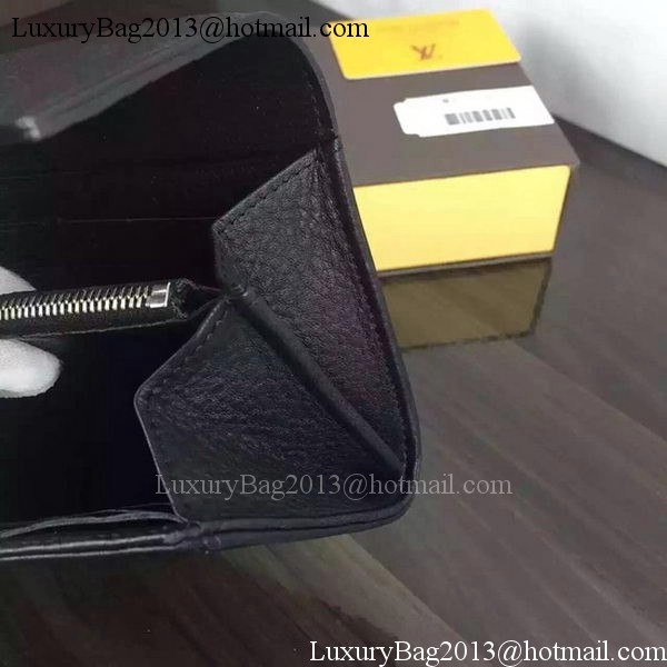Louis Vuitton Mahina Leather IRIS Wallet M60144 Black