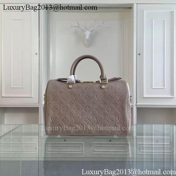 Louis Vuitton Monogram Empreinte Speedy BANDOULIERE 30 M91330 Grey