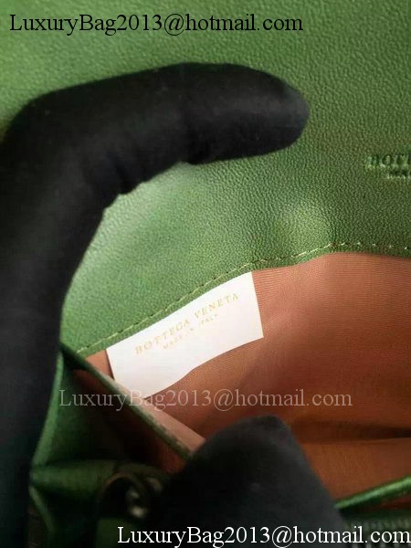 Bottega Veneta Intrecciato Nappa Tri-Flod Wallet BV150507 Green
