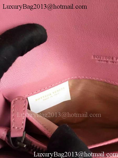 Bottega Veneta Intrecciato Nappa Tri-Flod Wallet BV150507 Pink