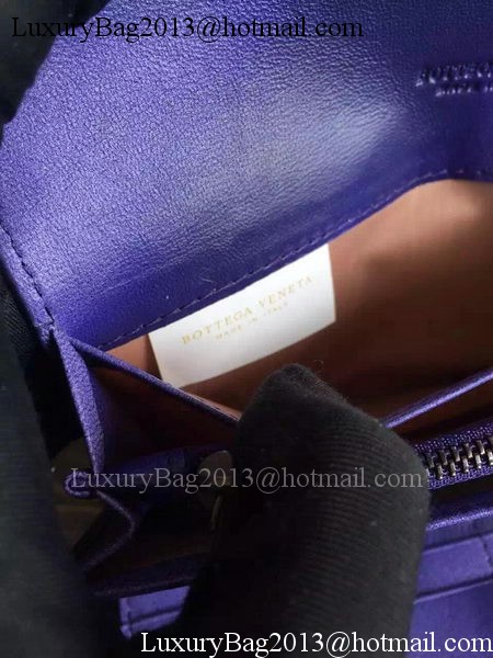 Bottega Veneta Intrecciato Nappa Tri-Flod Wallet BV1505071 Violet