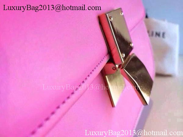 Celine Classic Box Flap Bag Calfskin Leather C2263 Pink