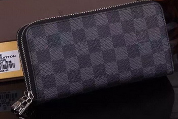 Louis Vuitton Damier Graphite Canvas Zippy Insolite Wallets N61723