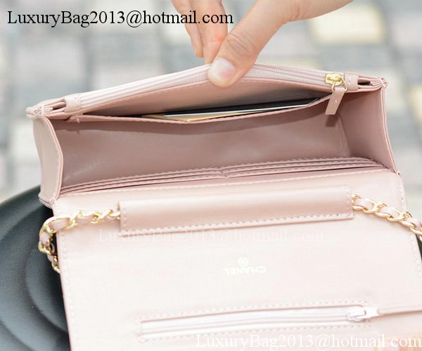 Chanel mini Flap Bags Pink Sheepskin Leather A33814 Gold