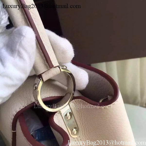 Louis Vuitton Capucines BB Tote Bag M94754 OffWhite
