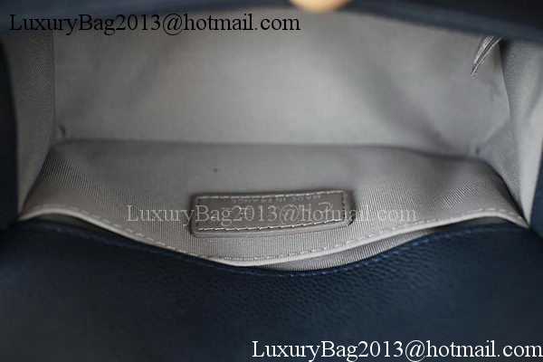 Boy Chanel mini Flap Bag Original Cannage Pattern A67085 Royal