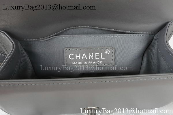 Boy Chanel mini Flap Bag Original Sheepskin A67085 Grey