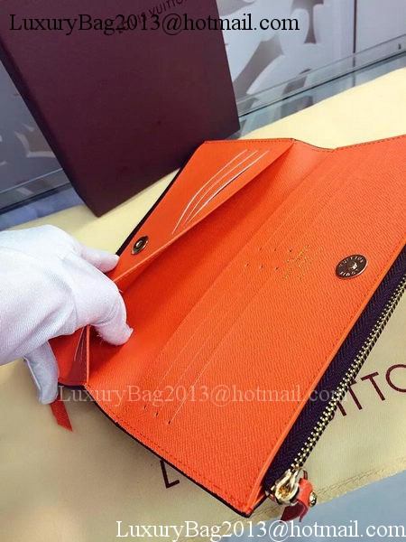 Louis Vuitton Monogram Canvas ADELE WALLET M61287 Orange