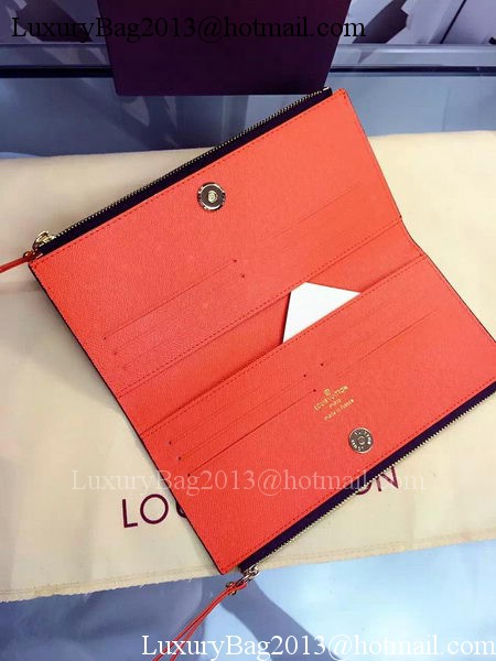 Louis Vuitton Monogram Canvas ADELE WALLET M61287 Orange