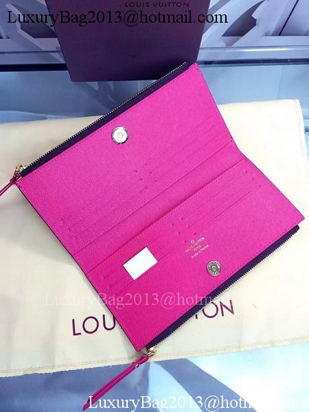 Louis Vuitton Monogram Canvas ADELE WALLET M61287 Rose