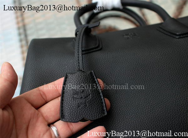 MCM Milla Tote Bag Calfskin Leather MCM1180 Black