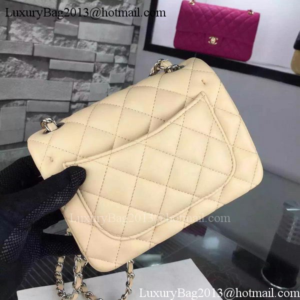 Chanel Classic Flap Bag Original Sheepskin Leather A5171 Apricot
