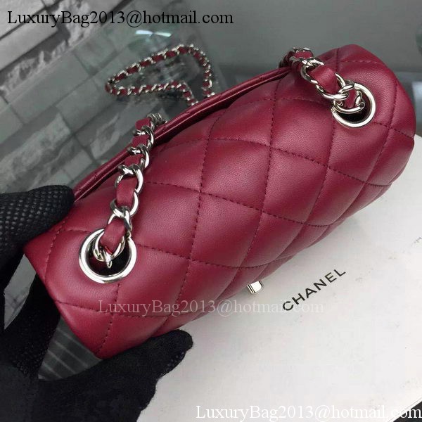 Chanel Classic Flap Bag Original Sheepskin Leather A5171 Burgundy
