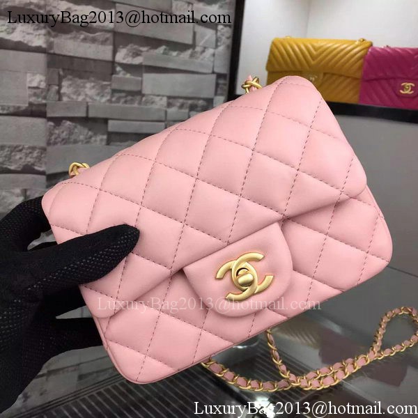 Chanel Classic Flap Bag Original Sheepskin Leather A5171 Pink