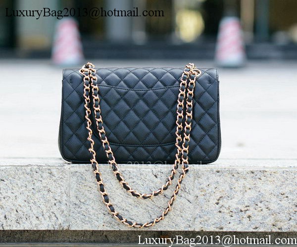 Chanel 2.55 Series Flap Bag Black Cannage Pattern A1112 Gold