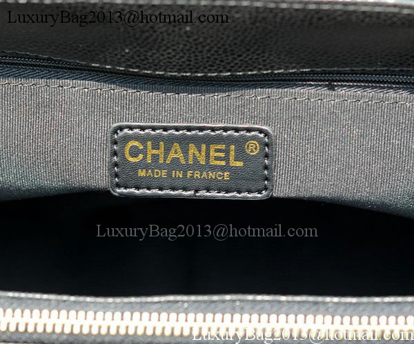 Chanel Classic Coco Bag Black GST Cannage Pattern A50995 Gold