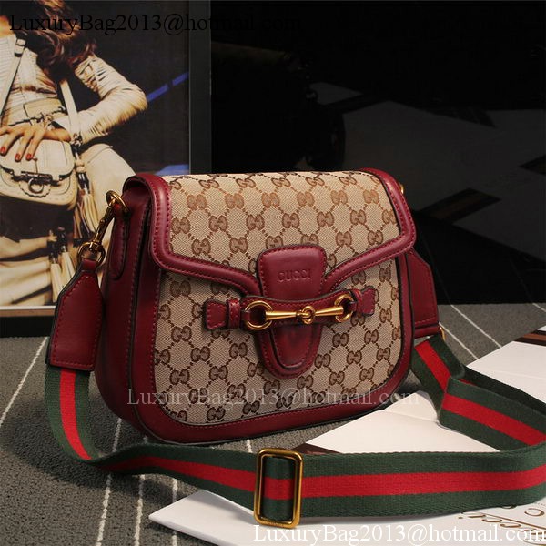 Gucci Lady Web GG Canvas Shoulder Bag 383848