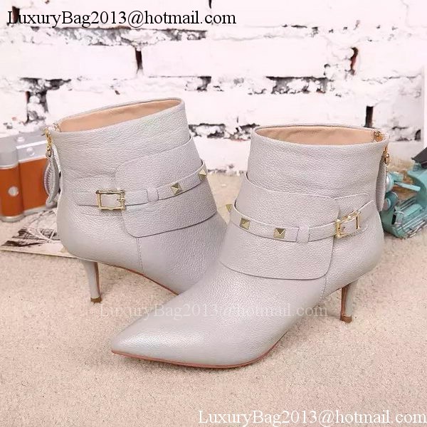 Valentino Ankle Boot Leather VT630 Grey