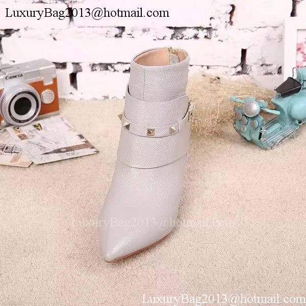 Valentino Ankle Boot Leather VT630 Grey
