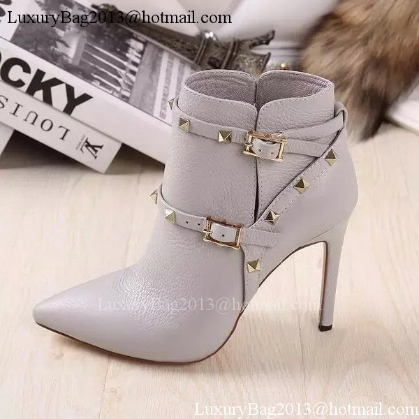 Valentino Ankle Boot Leather VT643 Grey