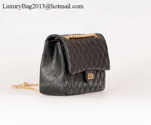Chanel Classic Flap Bag Black Calfskin Leather A30226 Gold