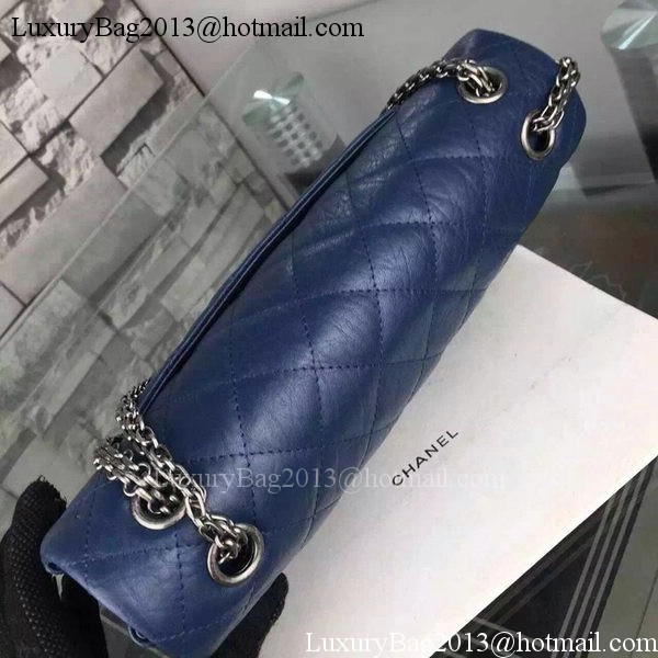 Chanel Classic Flap Bag Black Original Calfskin Leather CHA6059 Blue