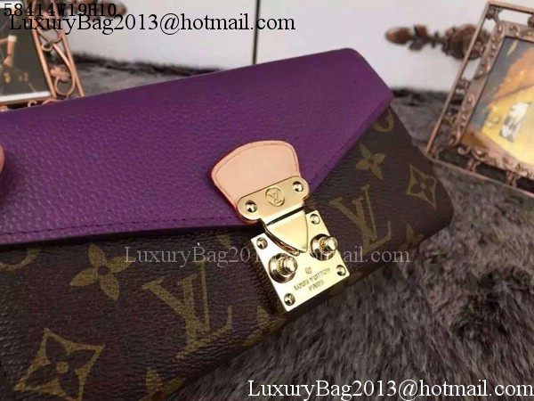 Louis Vuitton Monogram Canvas PALLAS WALLET M58414 Purple