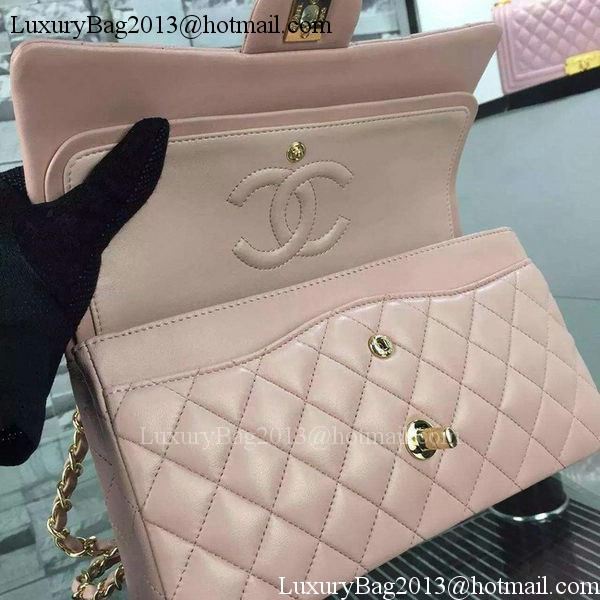 Chanel 2.55 Series Flap Bag Lambskin Leather A5024 Pink