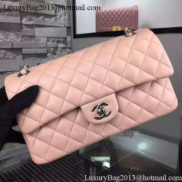 Chanel 2.55 Series Flap Bag Lambskin Leather A5024 Pink