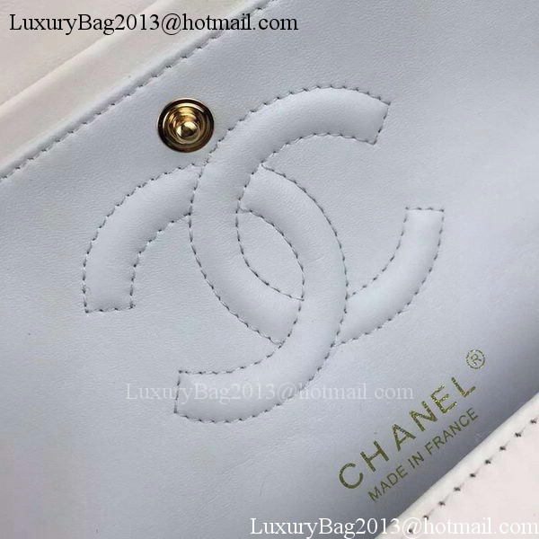 Chanel 2.55 Series Flap Bag Lambskin Leather A5024 White