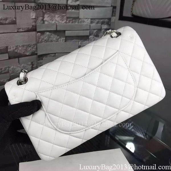Chanel 2.55 Series Flap Bag Lambskin Leather A5024 White
