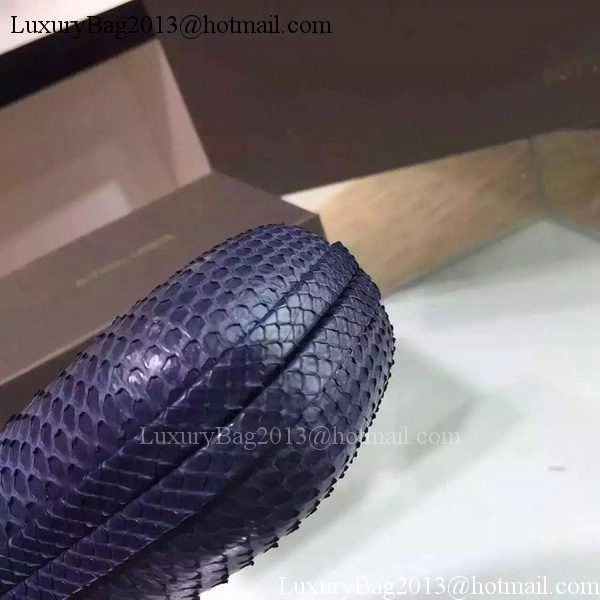 Bottega Veneta Snake Leather Knot Clutch 8651K