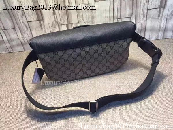 GUCCI GG Supreme Belt Bag 406372 Black