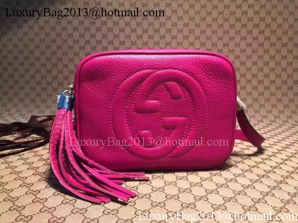 Gucci Soho Calfskin Leather Disco Bag 308364 Rose