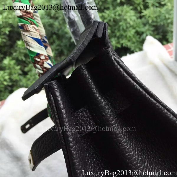 Hermes Birkin 30CM Tote Bags Black Calfskin Leather BK30 Gold