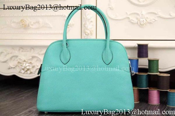 Hermes Bolide 37CM Calfskin Leather Tote Bag B1004 Light Green