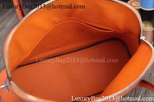 Hermes Bolide 37CM Calfskin Leather Tote Bag B1004 Orange