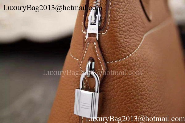 Hermes Bolide 37CM Calfskin Leather Tote Bag B1004 Wheat