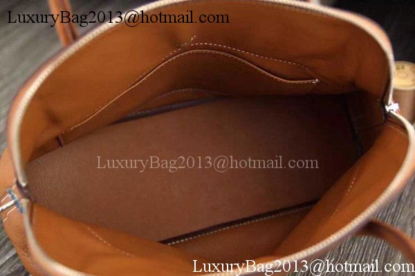 Hermes Bolide 37CM Calfskin Leather Tote Bag B1004 Wheat